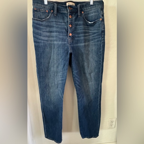 Madewell The Perfect Vintage Jeans Size 31 Button Fly - Picture 1 of 4